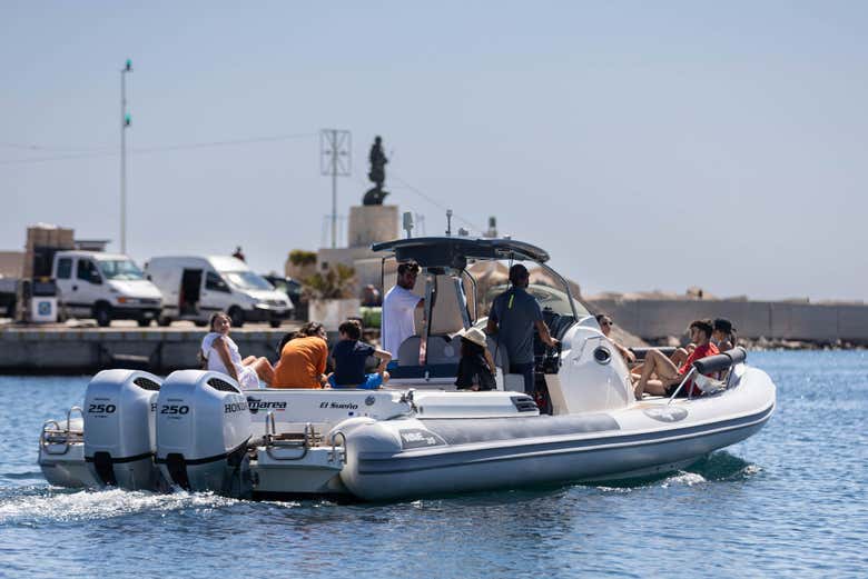 Excursión a Castellammare del Golfo en barco