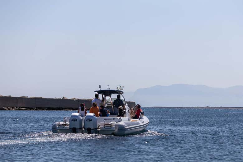 Excursión a Castellammare del Golfo en barco
