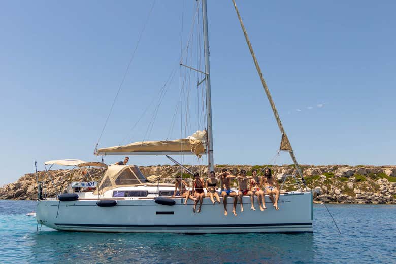 Excursión en velero a Favignana y Levanzo