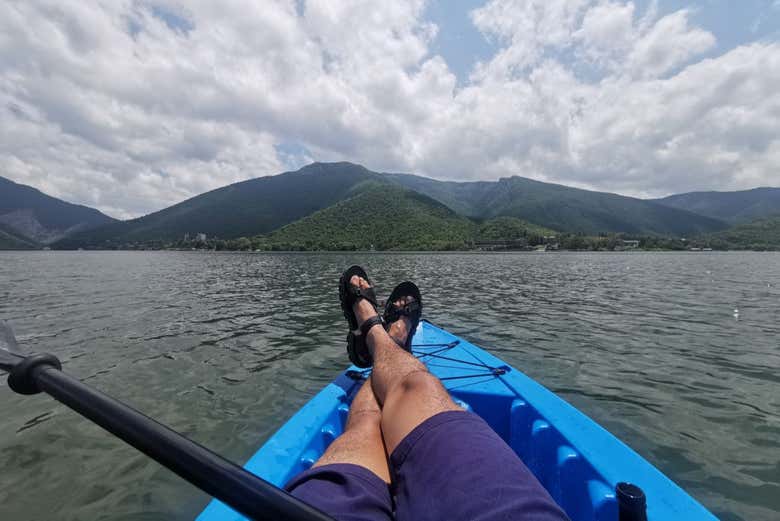 Excursión a Santiago + Tour en kayak por la presa La Boca