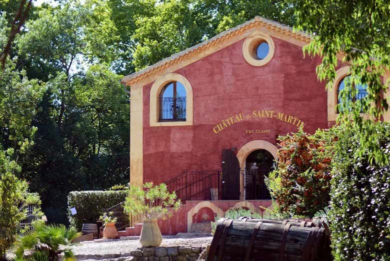 Visita a la bodega del Château de Saint Martin