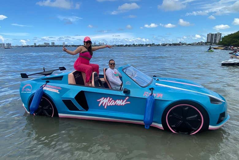 Alquiler de coche acuático en Miami