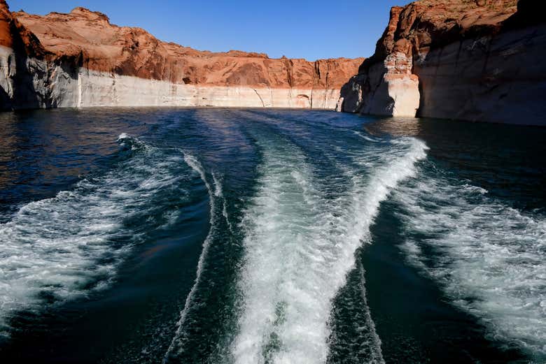Paseo en barco por el lago Powell
