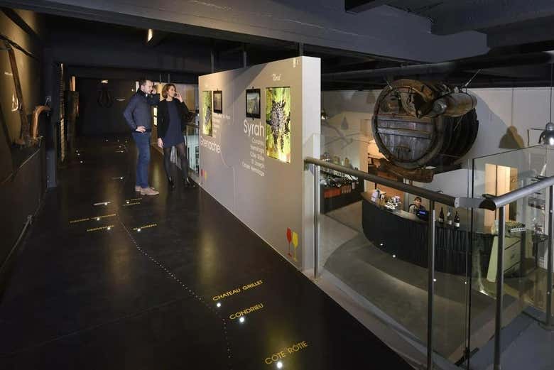 Entrada al Museo del Vino de la Maison Brotte