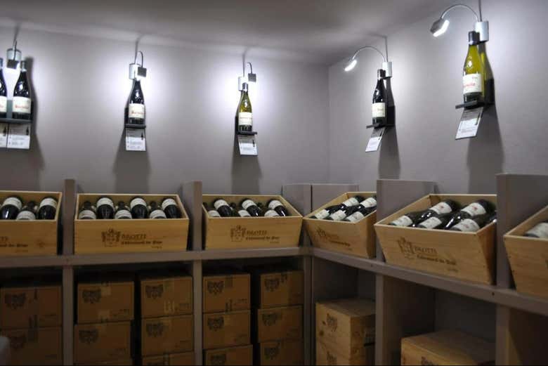 Entrada al Museo del Vino de la Maison Brotte