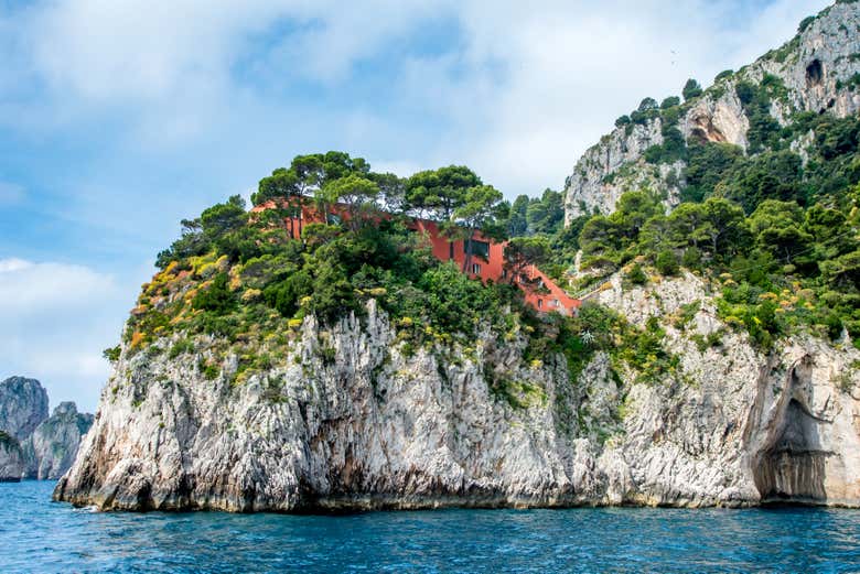 Paseo en gozzo por las cuevas de Capri