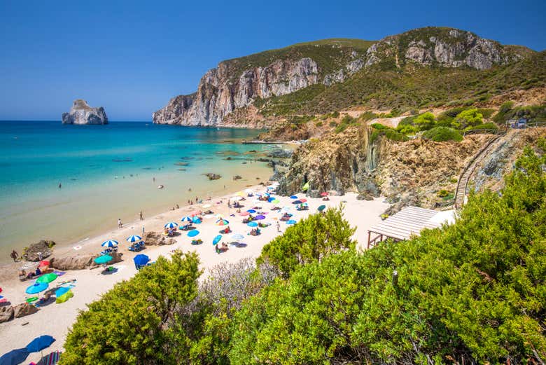 Visita guiada por la mina de Porto Flavia