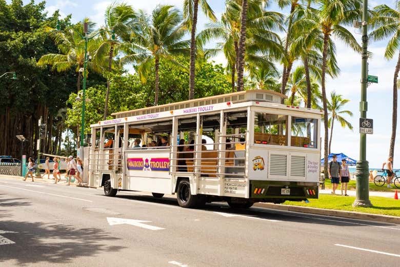 Trolebús turístico de Waikiki