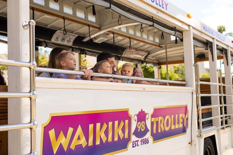Trolebús turístico de Waikiki