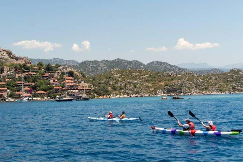 Tour en kayak por la isla de Kekova