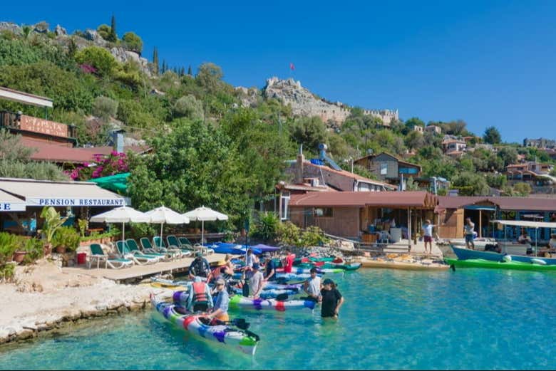 Tour en kayak por la isla de Kekova
