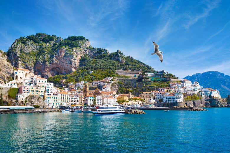 Excursión en barco a Amalfi y Positano + Visita a Ravello
