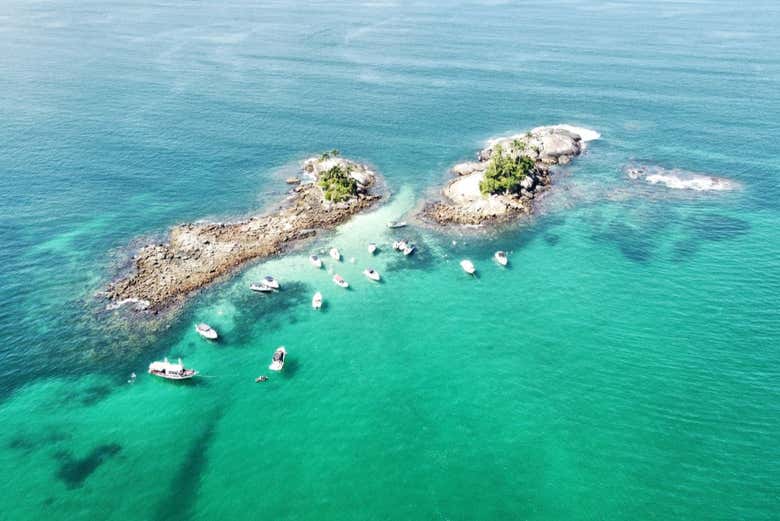 Ala delta acuático en Angra dos Reis