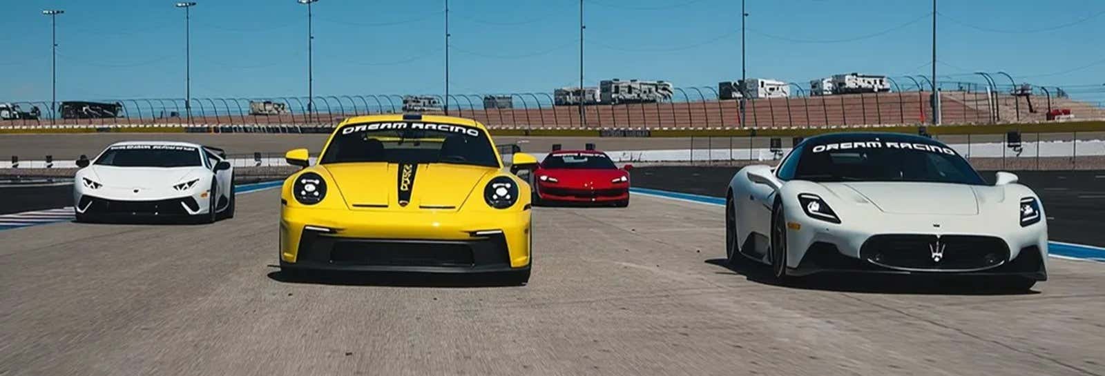 Conducción de coche deportivo en Las Vegas