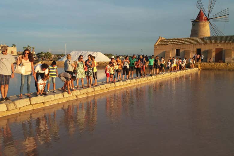 Visita guiada por las salinas de Marsala