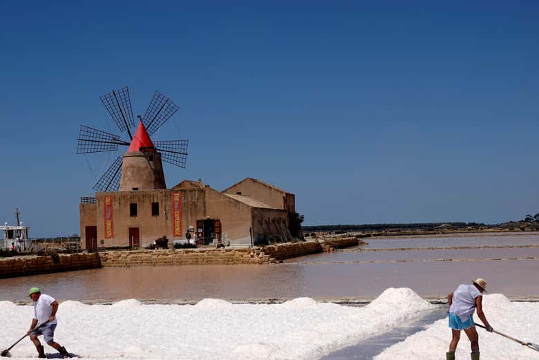 Visita guiada por las salinas de Marsala