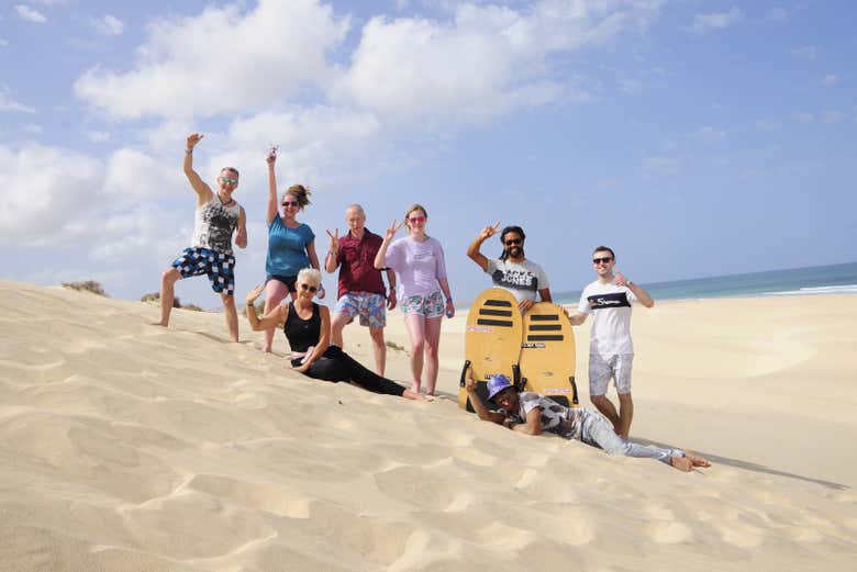 Sandboarding, 4x4 y avistamiento de tortugas por la costa oeste de Boa Vista