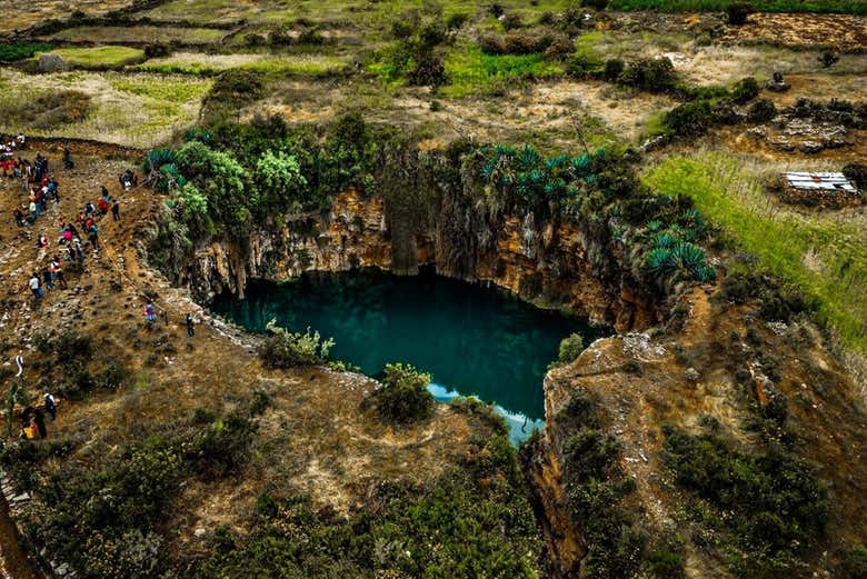 Excursión al cenote de Chapalla y la cueva de Anjaramachay