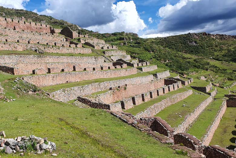 Ruta privada de senderismo con llamas y alpacas por el Valle Sagrado