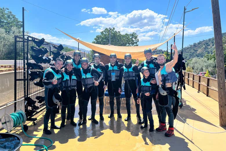 Body rafting en las Gargantas de Alcántara