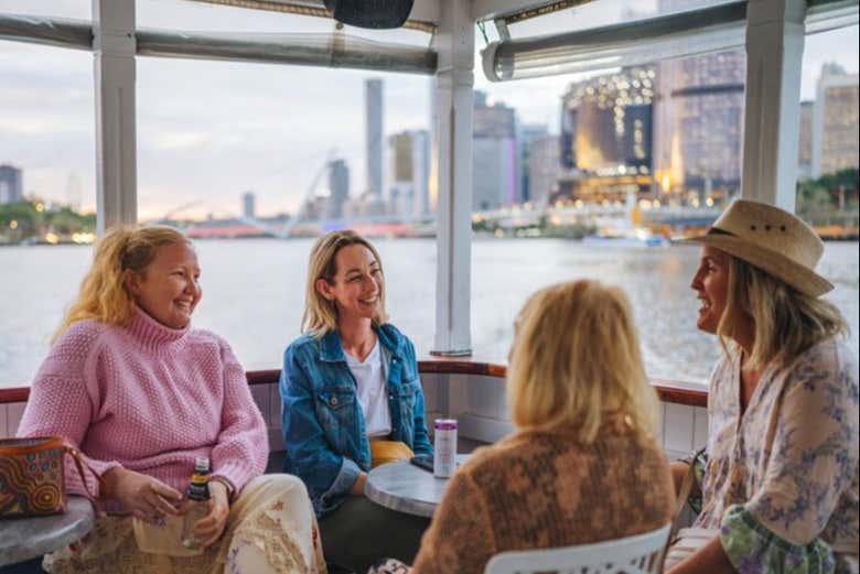 Paseo en barco por el río Brisbane