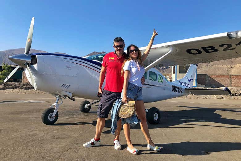Vuelo sobre las Líneas de Nazca desde el aeródromo de Nazca