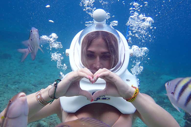 Sea Trek en Cozumel