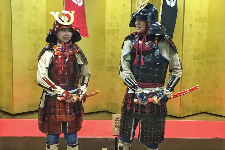 Experiencia samurái en el castillo Kiyosu