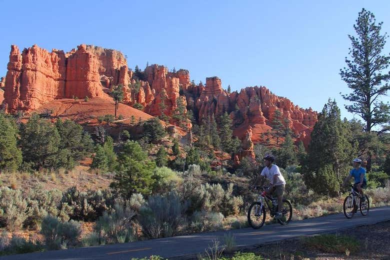 Alquiler de bicicleta en el Cañón Bryce