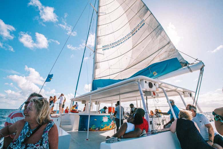 Excursión a la bahía de Soufrière en barco