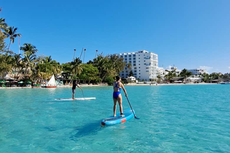 Paddle surf en Boca Chica