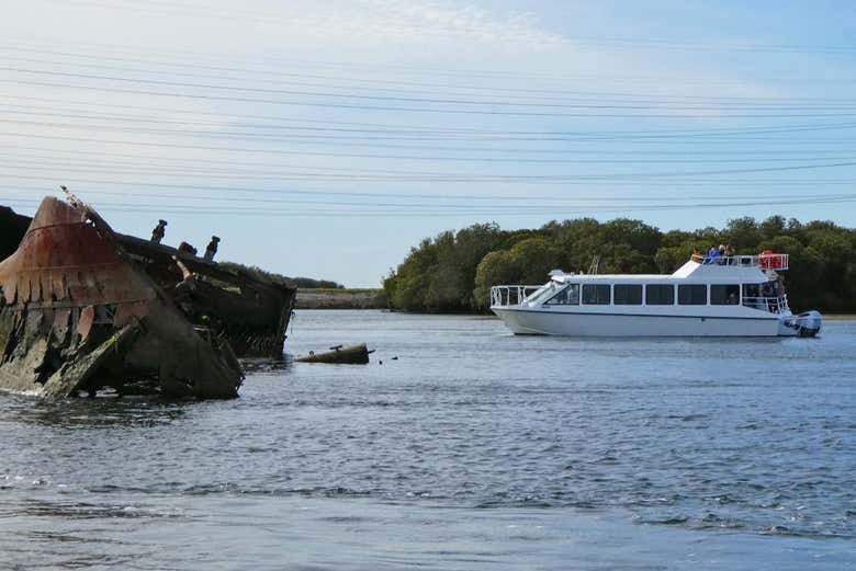 Paseo en barco por el río Port Adelaide