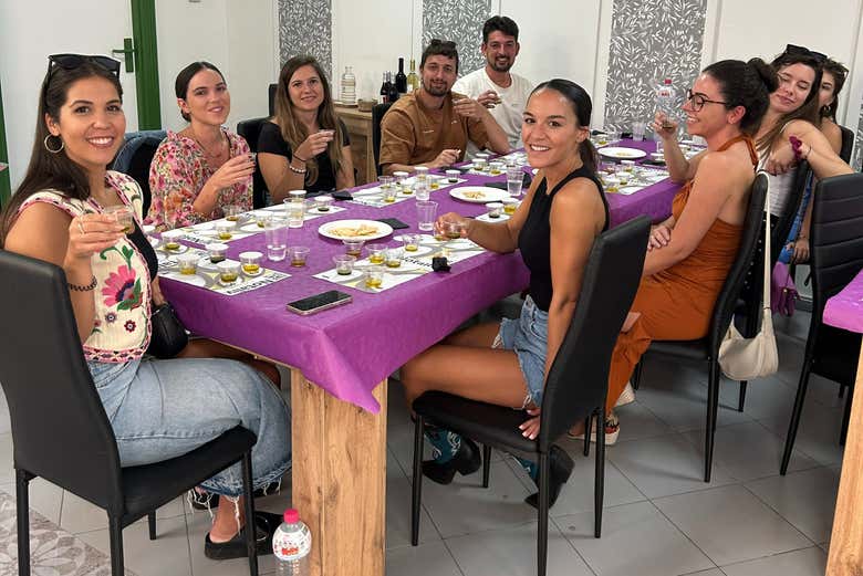 Cata de aceite de oliva en Villacarrillo