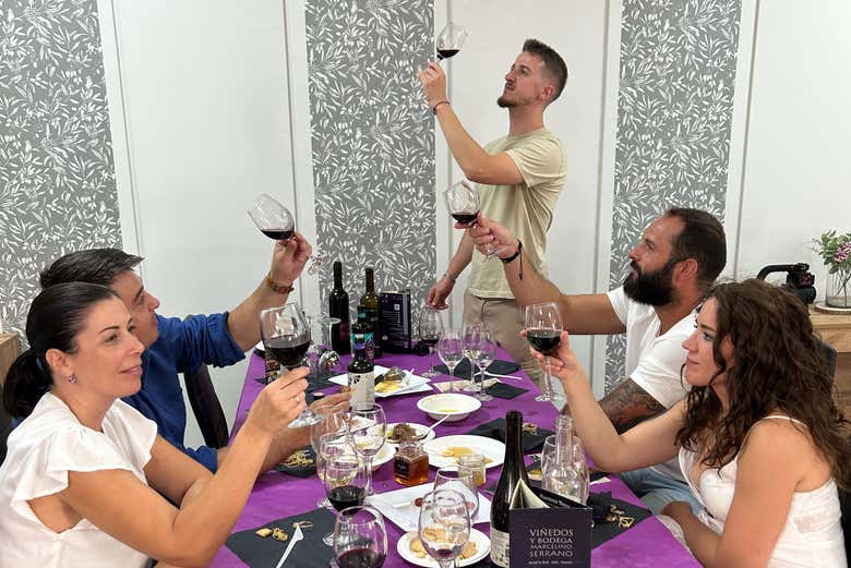 Cata de vinos en Villacarrillo
