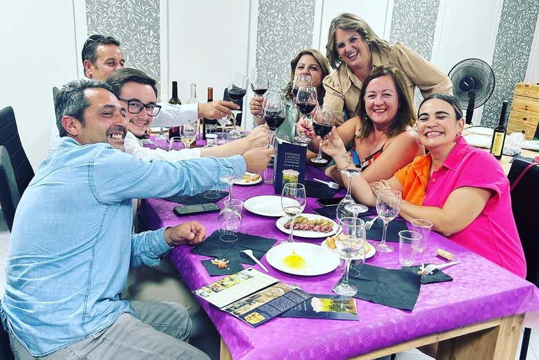 Cata de vinos en Villacarrillo