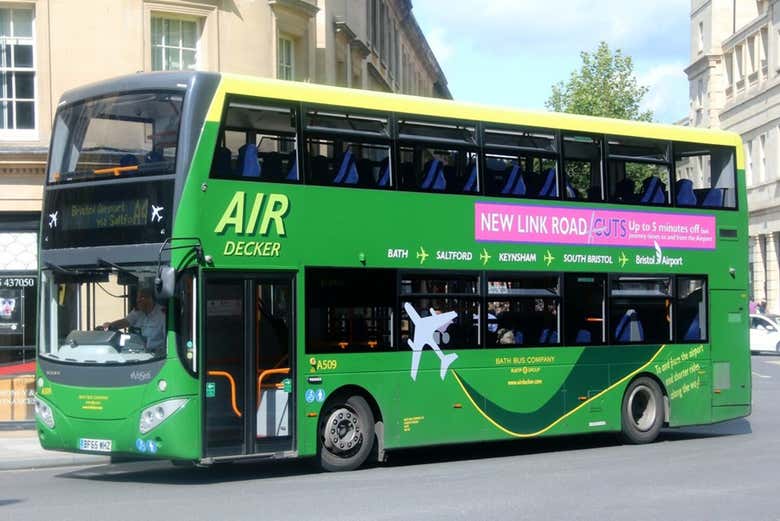 Autobús entre el aeropuerto de Brístol y Bath