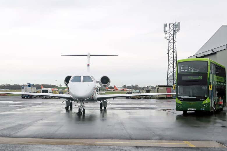 Autobús entre el aeropuerto de Brístol y Bath