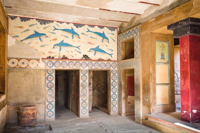Entrada al Palacio de Knossos
