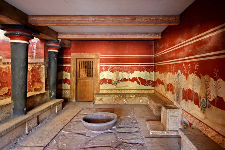 Entrada al Palacio de Knossos