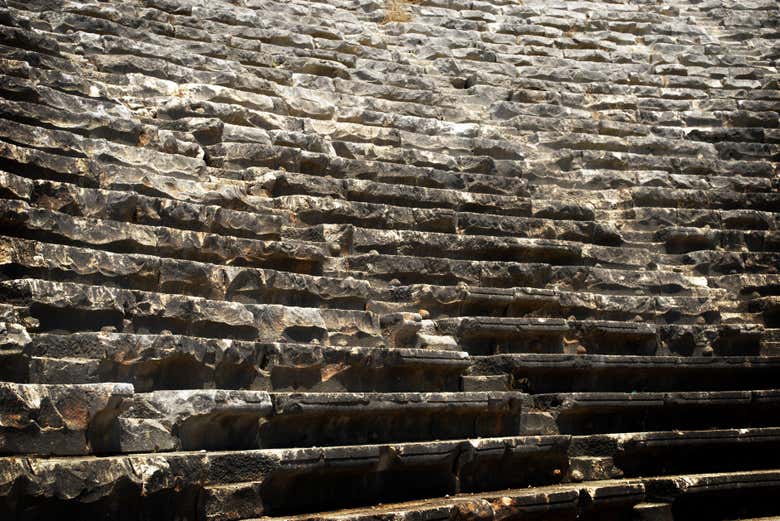 Entrada al yacimiento arqueológico de Epidauro