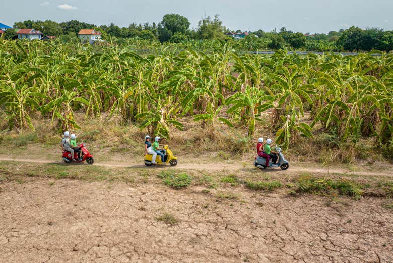 Tour en vespa por Nom Pen