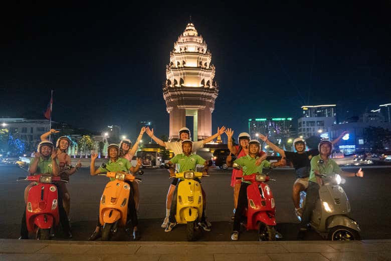 Tour en vespa por Nom Pen