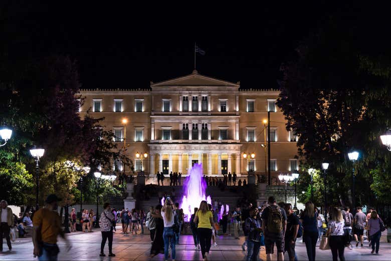 Tour nocturno por Atenas