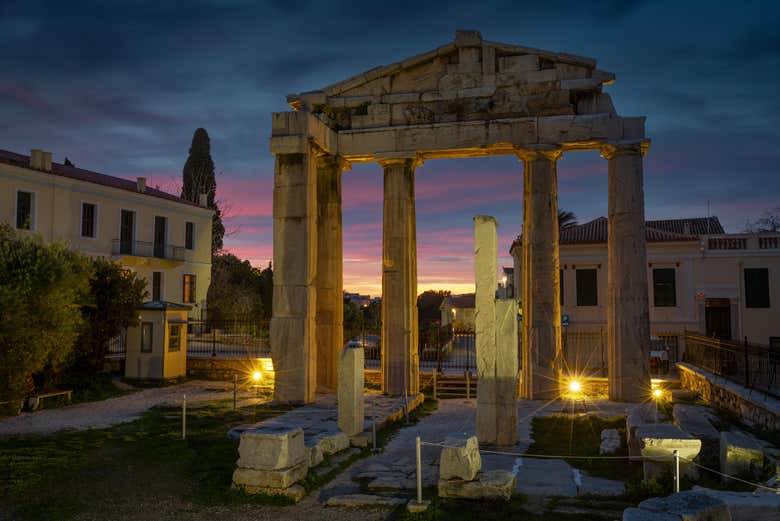 Tour nocturno por Atenas