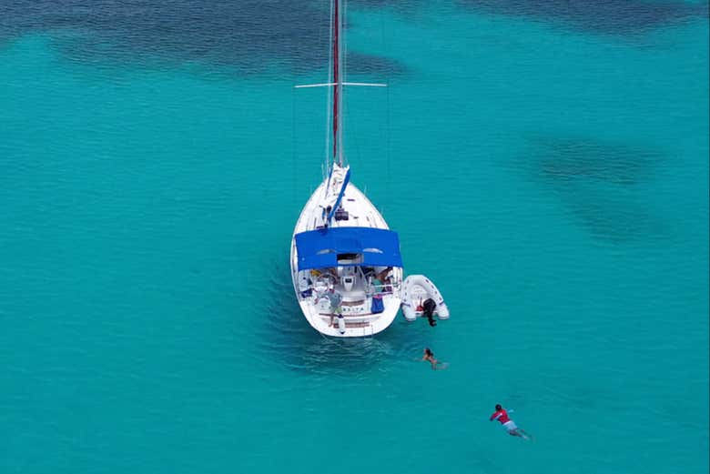Excursión privada a isla Catalina en velero