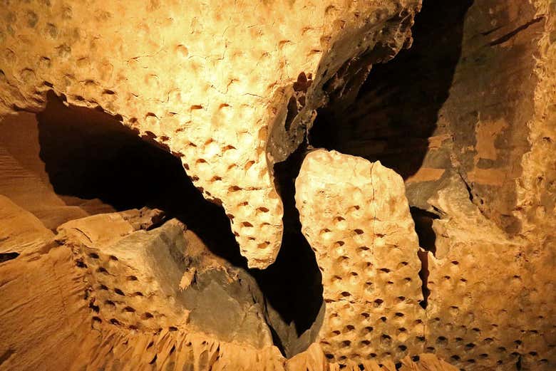 Visita guiada por la cueva de Al Hoota