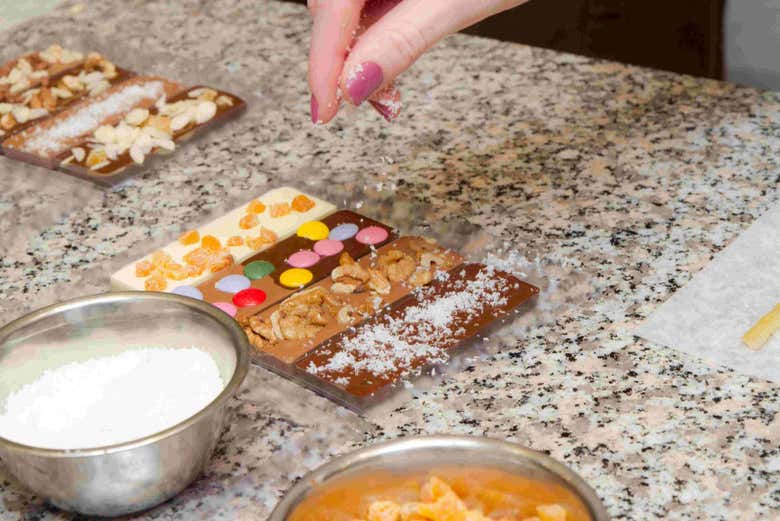 Taller de chocolate en el Choco Story de París