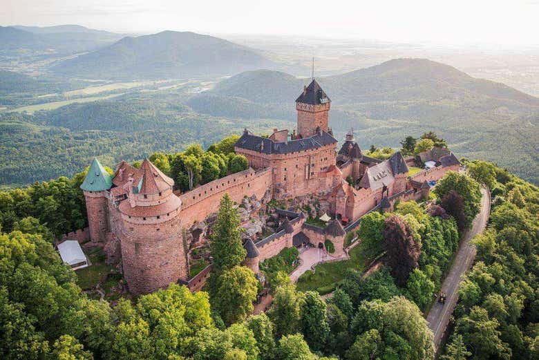 Entrada al castillo de Haut-Koenigsbourg