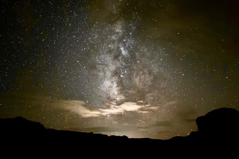 Observación de estrellas en Monument Valley