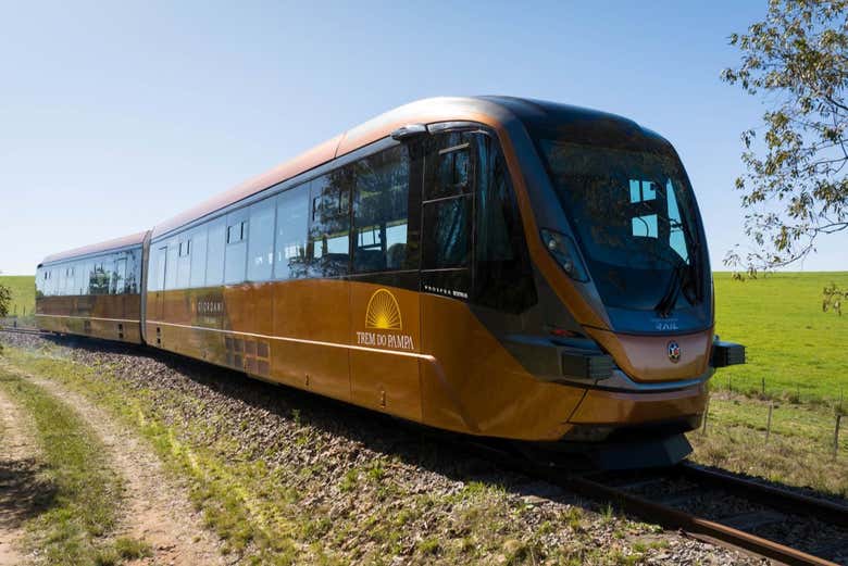 Paseo en el Tren de Pampa + Visita a la bodega Almadén